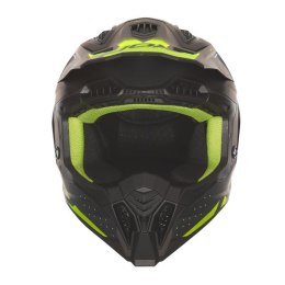 NOX KASK OFF ROAD / CROSS N634 GRADIENT KOLOR CZARNY MAT/ŻÓŁTY NEON ROZMIAR S