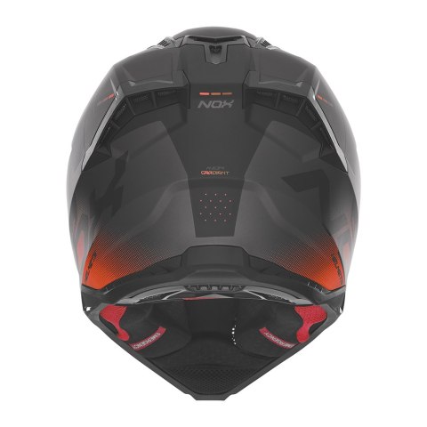 NOX KASK OFF ROAD / CROSS N634 GRADIENT KOLOR CZARNY/CZERWONY MAT ROZMIAR XXL NOX KASK OFF ROAD / CROSS N634 GRADIENT KOLOR CZARNY/CZERWONY MAT ROZMIAR XXL