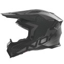 NOX KASK OFF ROAD / CROSS N634 GRADIENT KOLOR CZARNY/SREBRNY MAT ROZMIAR XXL