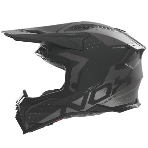 NOX KASK OFF ROAD / CROSS N634 GRADIENT KOLOR CZARNY/SREBRNY MAT ROZMIAR XXL NOX KASK OFF ROAD / CROSS N634 GRADIENT KOLOR CZARNY/SREBRNY MAT ROZMIAR XXL