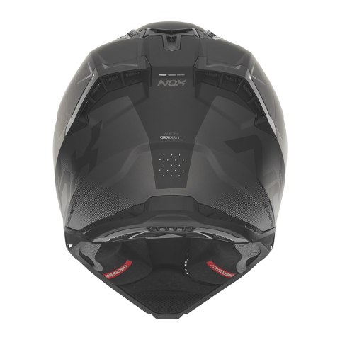 NOX KASK OFF ROAD / CROSS N634 GRADIENT KOLOR CZARNY/SREBRNY MAT ROZMIAR XXL NOX KASK OFF ROAD / CROSS N634 GRADIENT KOLOR CZARNY/SREBRNY MAT ROZMIAR XXL