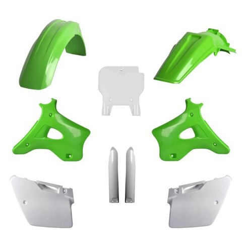 POLISPORT KOMPLET PLASTIKÓW (FULL KIT) KAWASAKI KX 125/250 '94-'95 W ZESTAWIE TABLICA PRZEDNIA (8672800002) I OSŁONY AMORTYZATOR POLISPORT KOMPLET PLASTIKÓW (FULL KIT) KAWASAKI KX 125/250 '94-'95 W ZESTAWIE TABLICA PRZEDNIA (8672800002) I OSŁONY AMORTYZATOR