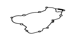 XRADICAL(ARTEIN GASKETS) USZCZELKA POKRYWY SPRZĘGŁA (WEWNĘTRZNA) KTM SX 125 '16-'21,EXC 125 '17-'22, HUSQVARNA TC 125 '16-'21, T