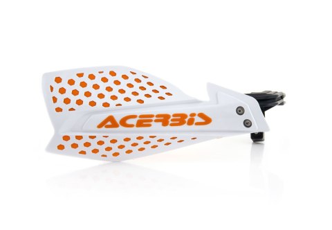 ACERBIS OSŁONY RĄK (HANDBARY / LISTKI) X-ULTIMATE KOLOR BIAŁY / POMARAŃCZOWY