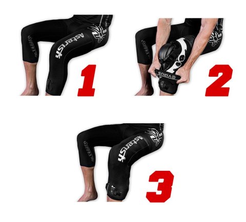 ASTERISK ZERO G KNEE BRACE PANT GETRY POD ORTEZY MODEL ZERO G KOLOR CZARNY/BIAŁY ROZMIAR M ASTERISK ZERO G KNEE BRACE PANT GETRY POD ORTEZY MODEL ZERO G KOLOR CZARNY/BIAŁY ROZMIAR M