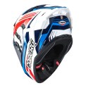 CABERG KASK INTEGRALNY Z BLENDĄ MODEL DRIFT EVO II JARAMA KOLOR BIAŁY/CZERWONY/NIEBIESKI ROZMIAR M (PINLOCK W ZESTAWIE)