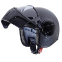 CABERG KASK OTWARTY JET MODEL GHOST X SOLID KOLOR CZARNY MAT ROZMIAR L