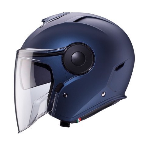 CABERG KASK OTWARTY JET Z BLENDĄ MODEL SOHO SOLID KOLOR NIEBIESKI MAT - BLUE JEANS ROZMIAR XL CABERG KASK OTWARTY JET Z BLENDĄ MODEL SOHO SOLID KOLOR NIEBIESKI MAT - BLUE JEANS ROZMIAR XL