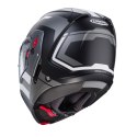 CABERG KASK SZCZĘKOWY FLIP-UP MODEL HORUS X ROAD KOLOR CZARNY MAT/SZARY/BIAŁY ROZMIAR M (PINLOCK W ZESTAWIE)