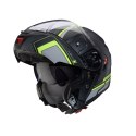 CABERG KASK SZCZĘKOWY FLIP-UP MODEL LEVO X ELITE KOLOR CZARNY MAT/SZARY/ZÓŁTY FLUO ROZMIAR S (PINLOCK W ZESTAWIE)