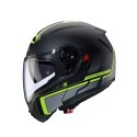 CABERG KASK SZCZĘKOWY FLIP-UP MODEL LEVO X ELITE KOLOR CZARNY MAT/SZARY/ZÓŁTY FLUO ROZMIAR S (PINLOCK W ZESTAWIE)