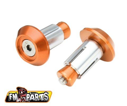 FM-PARTS KOŃCÓWKI KIEROWNICY/KORKI ALUMINIUM KOLOR POMARAŃCZOWY FM-PARTS KOŃCÓWKI KIEROWNICY/KORKI ALUMINIUM KOLOR POMARAŃCZOWY
