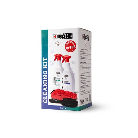 IPONE CLEANING KIT (MOTO WASH+WHEEL CLEANER) ZESTAW DO MYCIA MOTOCYKLA (CARELINE) (4) IPONE CLEANING KIT (MOTO WASH+WHEEL CLEANER) ZESTAW DO MYCIA MOTOCYKLA (CARELINE) (4)