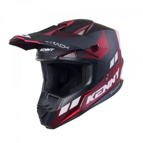 KENNY RACING KASK CROSS/ENDURO MODEL TRACK GRAPHIC CANDY RED MATT KOLOR CZARNY/CZERWONY/BIAŁY ROZMIAR XXL ( 63 - 64 CM ) KENNY RACING KASK CROSS/ENDURO MODEL TRACK GRAPHIC CANDY RED MATT KOLOR CZARNY/CZERWONY/BIAŁY ROZMIAR XXL ( 63 - 64 CM )