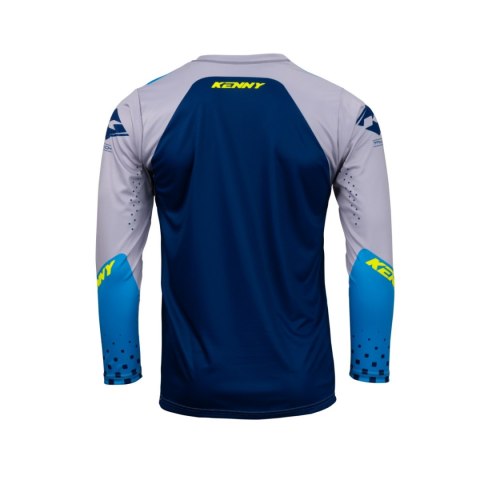 KENNY RACING KOSZULKA CROSS/ENDURO MODEL TRACK KID/JUNIOR NAVY/NEON YELLOW KOLOR NIEBIESKI/SZARY/ŻÓŁTY ROZMIAR XXXXS KENNY RACING KOSZULKA CROSS/ENDURO MODEL TRACK KID/JUNIOR NAVY/NEON YELLOW KOLOR NIEBIESKI/SZARY/ŻÓŁTY ROZMIAR XXXXS