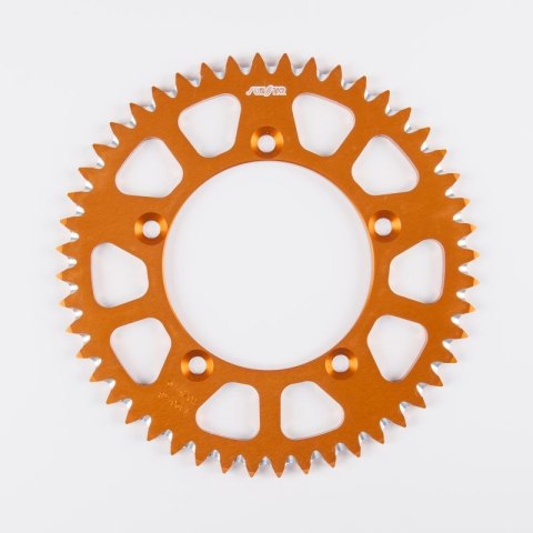 SUNSTAR ZĘBATKA TYLNA ALUMINIOWA (ERGAL) 4486 46 KTM XC 105 '08-09 (ŁAŃC. 428) (448646JT) KOLOR POMARAŃCZOWY - OFERTA SPECJALNA