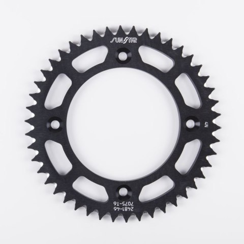 SUNSTAR ZĘBATKA TYLNA ALUMINIOWA (ERGAL) 4486 48 KTM XC 105 '08-09 (ŁAŃC. 428) (448648JT) KOLOR CZARNY - OFERTA SPECJALNA