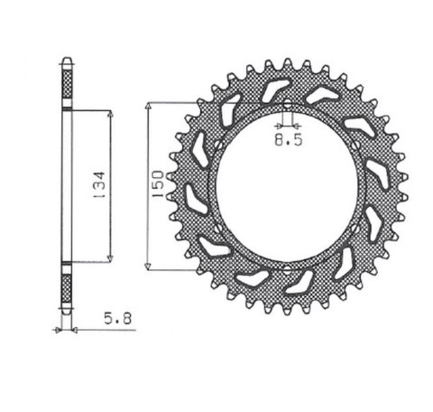 SUNSTAR ZĘBATKA TYLNA ALUMINIOWA (ERGAL) 489 50 KAWASAKI KX/KXF `84-18 (JTR460.50) (ŁAŃC. 520) (48950JT) KOLOR CZARNY - OFERTA S SUNSTAR ZĘBATKA TYLNA ALUMINIOWA (ERGAL) 489 50 KAWASAKI KX/KXF `84-18 (JTR460.50) (ŁAŃC. 520) (48950JT) KOLOR CZARNY - OFERTA S