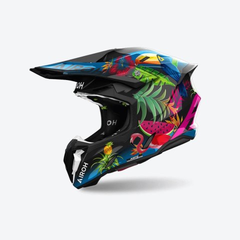 AIROH KASK CROSS / ENDURO / ATV / QUAD TWIST 3 AMAZONIA KOLOR CZARNY/ZIELONY/CZERWONY ROZMIAR M AIROH KASK CROSS / ENDURO / ATV / QUAD TWIST 3 AMAZONIA KOLOR CZARNY/ZIELONY/CZERWONY ROZMIAR M