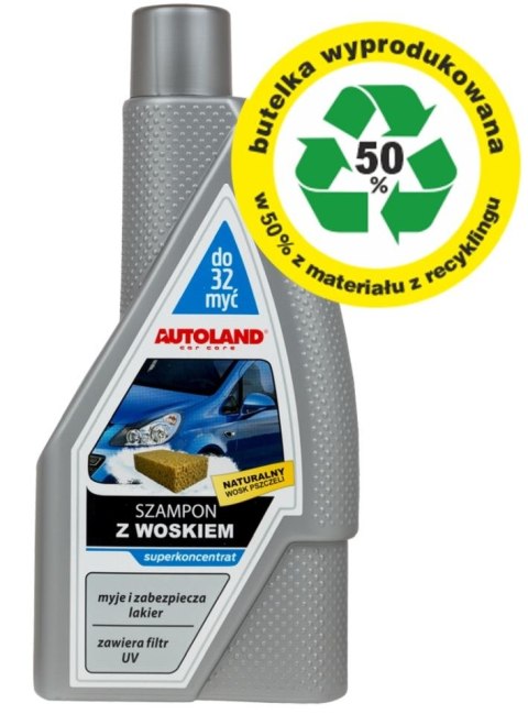 AUTOLAND SZAMPON Z WOSKIEM 0,95L (12) AUTOLAND SZAMPON Z WOSKIEM 0,95L (12)