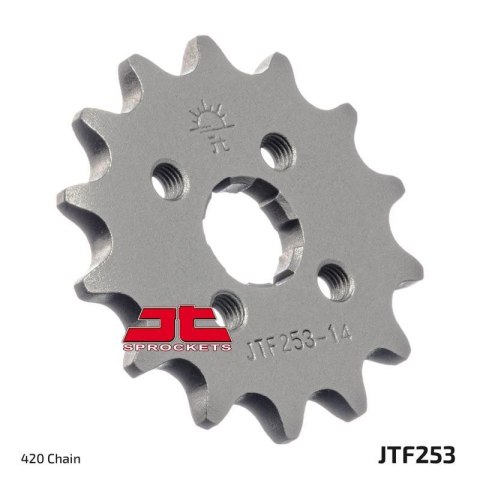 JT ZĘBATKA PRZEDNIA 255 12 HONDA MTX/MBX/XR 80 (25512JT) (ŁAŃC. 420) JT ZĘBATKA PRZEDNIA 255 12 HONDA MTX/MBX/XR 80 (25512JT) (ŁAŃC. 420)