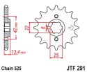 JT ZĘBATKA PRZEDNIA 291 17 HONDA CB 450S '86-'89 (29117JT) (ŁAŃC. 525)