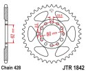 JT ZĘBATKA TYLNA 842 50 YAMAHA YZ 80 '81-83', DT 125/175 '74-77',TW 125 '99-02', TW 200 '89-', XT 350 '85-00' (84250JT) (ŁAŃC428