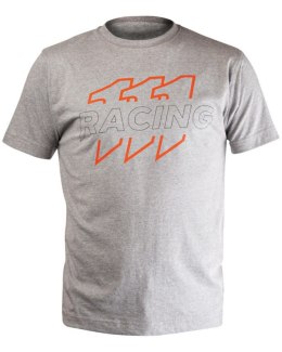 111 RACING WYPRZEDAŻ T-SHIRT RACING IN-111 KOLOR SZARY ROZMIAR M