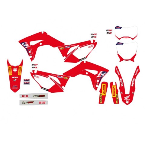 BLACKBIRD KOMPLET NAKLEJEK (OKLEIN) HONDA CRF 250R '18-'21, CRF 450R '17-'21, CRF 450X '17-'24 HONDA REPLICA TEAM HRC 24 BLACKBIRD KOMPLET NAKLEJEK (OKLEIN) HONDA CRF 250R '18-'21, CRF 450R '17-'21, CRF 450X '17-'24 HONDA REPLICA TEAM HRC 24