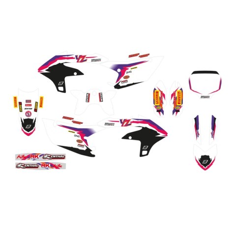 BLACKBIRD KOMPLET NAKLEJEK (OKLEIN) YAMAHA YZ 250F '23-'24; YZ 450F '23-'24 REPLICA YAMAHA FACTORY RACING 23 50TH ANNIVERSARY BLACKBIRD KOMPLET NAKLEJEK (OKLEIN) YAMAHA YZ 250F '23-'24; YZ 450F '23-'24 REPLICA YAMAHA FACTORY RACING 23 50TH ANNIVERSARY