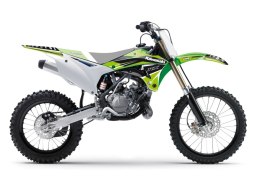BLACKBIRD WYPRZEDAŻ KOMPLET NAKLEJEK (OKLEIN) KAWASAKI KX 85 '22-'23 DREAM 4 KOLOR ZIELONY CZARNY