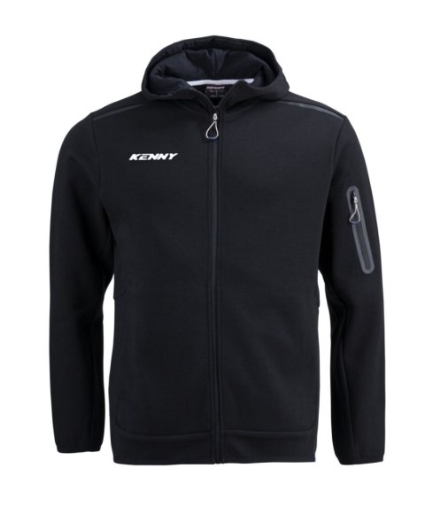 KENNY RACING BLUZA Z KAPTUREM MODEL CORE BLACK KOLOR CZARNY ROZMIAR XL KENNY RACING BLUZA Z KAPTUREM MODEL CORE BLACK KOLOR CZARNY ROZMIAR XL