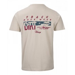 KENNY RACING KOSZULKA T-SHIRT MODEL DIRT ACRU KOLOR BEŻOWY ROZMIAR XL
