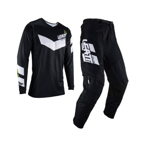 LEATT ZESTAW (KOMPLET) KOSZULKA + SPODNIE MOTO RIDE KIT 3.5 BLACK KOLOR CZARNY/BIAŁY ROZMIAR M LEATT ZESTAW (KOMPLET) KOSZULKA + SPODNIE MOTO RIDE KIT 3.5 BLACK KOLOR CZARNY/BIAŁY ROZMIAR M