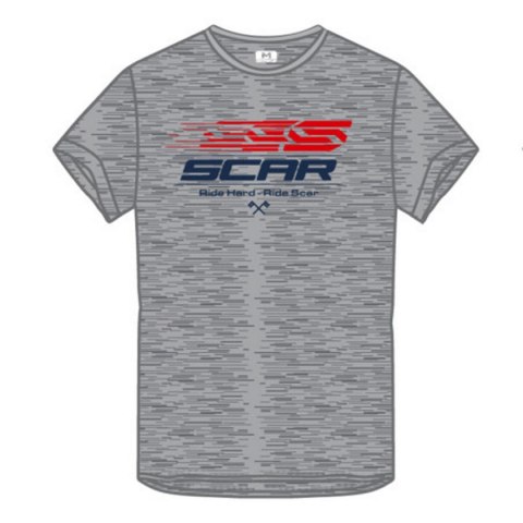 SCAR RACING KOSZULKA T-SHIRT Z LOGIEM SCAR KOLOR SZARY ROZMIAR M SCAR RACING KOSZULKA T-SHIRT Z LOGIEM SCAR KOLOR SZARY ROZMIAR M