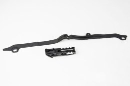 UFO KOMPLET ŚLIZG + PROWADNICA ŁAŃCUCHA HONDA CRF 250R '10-13, CRF 450R '09-12, KOLOR CZARNY