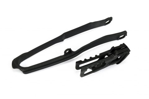 UFO KOMPLET ŚLIZG + PROWADNICA ŁAŃCUCHA HONDA CRF 250R/RX '18-21, CRF 450R/RX '17-18, KOLOR CZARNY UFO KOMPLET ŚLIZG + PROWADNICA ŁAŃCUCHA HONDA CRF 250R/RX '18-21, CRF 450R/RX '17-18, KOLOR CZARNY