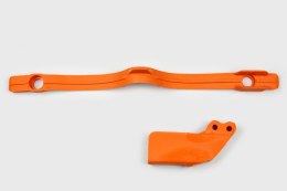 UFO KOMPLET ŚLIZG + PROWADNICA ŁAŃCUCHA KTM SX/EXC 125/200/250/300, EXC-F 450 '97-07, SX-F 250 '05-06, SX 400 '00-02, SX 450 '03