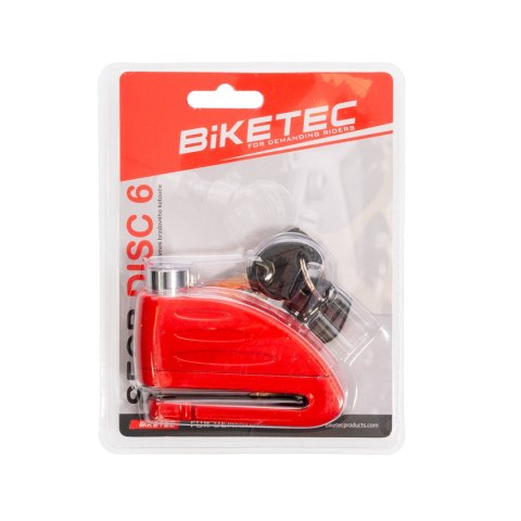 BIKETEC BLOKADA TARCZY HAMULCOWEJ- BOLEC 16MM, ROZMIAR: 98,5MM X 53,6MM, 3KLUCZE, BIKETEC BLOKADA TARCZY HAMULCOWEJ- BOLEC 16MM, ROZMIAR: 98,5MM X 53,6MM, 3KLUCZE,