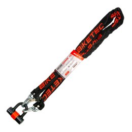 BIKETEC ŁAŃCUCH CP 1,5M Z KŁÓDKA 3KLUCZE OCZKO 10MM