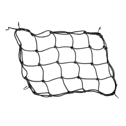 BIKETEC SIATKA BAGAŻOWA 4MM X 25 CM X 25 CM, 4 HAKI, KOLOR CZARNY BIKETEC SIATKA BAGAŻOWA 4MM X 25 CM X 25 CM, 4 HAKI, KOLOR CZARNY