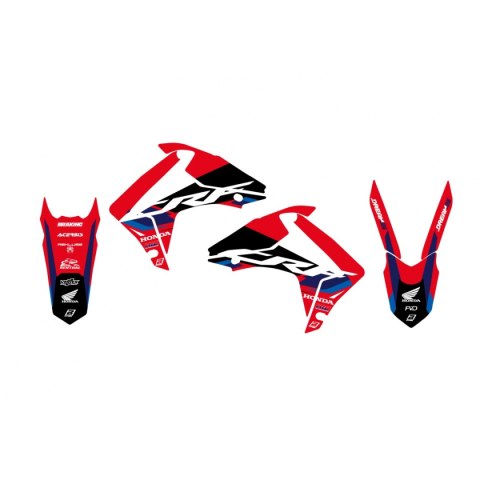 BLACKBIRD KOMPLET NAKLEJEK (OKLEIN) HONDA CRF 250R '14-'17, CRF 450R '13-'16 DREAM 5 KOLOR CZERWONY CZARNY BLACKBIRD KOMPLET NAKLEJEK (OKLEIN) HONDA CRF 250R '14-'17, CRF 450R '13-'16 DREAM 5 KOLOR CZERWONY CZARNY