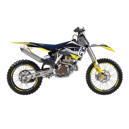 BLACKBIRD KOMPLET NAKLEJEK (OKLEIN) HUSQVARNA FC/TC '14-'15, TE/FE '14-'16 DREAM 5 KOLOR NIEBIESKI ŻÓŁTY