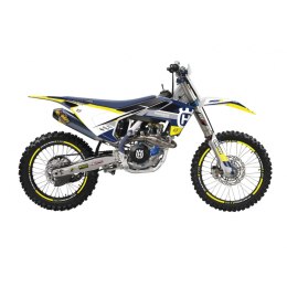 BLACKBIRD KOMPLET NAKLEJEK (OKLEIN) HUSQVARNA FC/TC '16-'18, TE/FE '17-'19 DREAM 5 KOLOR NIEBIESKI ŻÓŁTY