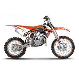 BLACKBIRD KOMPLET NAKLEJEK (OKLEIN) KTM SX 85 '13-'17 DREAM 5 KOLOR POMARAŃCZOWY CZARNY