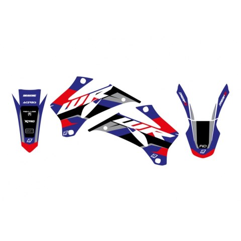 BLACKBIRD KOMPLET NAKLEJEK (OKLEIN) YAMAHA WR 250F '07-'14, WR 450F '07-'11 DREAM 5 KOLOR NIEBIESKI CZARNY BLACKBIRD KOMPLET NAKLEJEK (OKLEIN) YAMAHA WR 250F '07-'14, WR 450F '07-'11 DREAM 5 KOLOR NIEBIESKI CZARNY