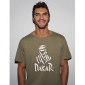 DIVERSE EXTREME TEAM - DAKAR RALLY KOSZULKA (T-SHIRT) DKR DES LOGO KOLOR JASNY KHAKI ROZMIAR XXL