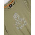 DIVERSE EXTREME TEAM - DAKAR RALLY KOSZULKA (T-SHIRT) DKR DES LOGO KOLOR JASNY KHAKI ROZMIAR M