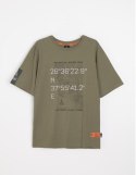 DIVERSE EXTREME TEAM - DAKAR RALLY KOSZULKA (T-SHIRT) DKR OV 0924 KOLOR KHAKI ROZMIAR XXL
