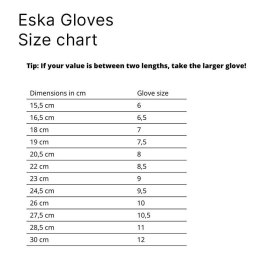ESKA GLOVES RĘKAWICE GTX GRIP SUMMER SHORT GORE-TEX (GTX) KOLOR CZARNY ROZMIAR XL
